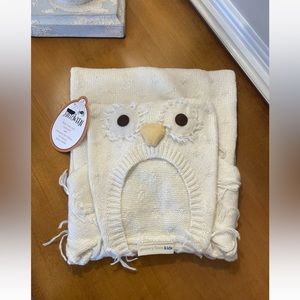 Pottery Barn Baby Knit Owl Costume 6-12M NEW